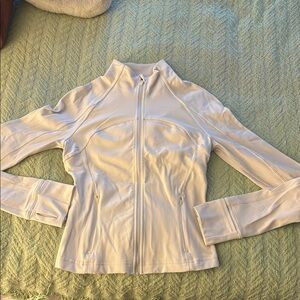 Women's Lululemon Cream align material jacket